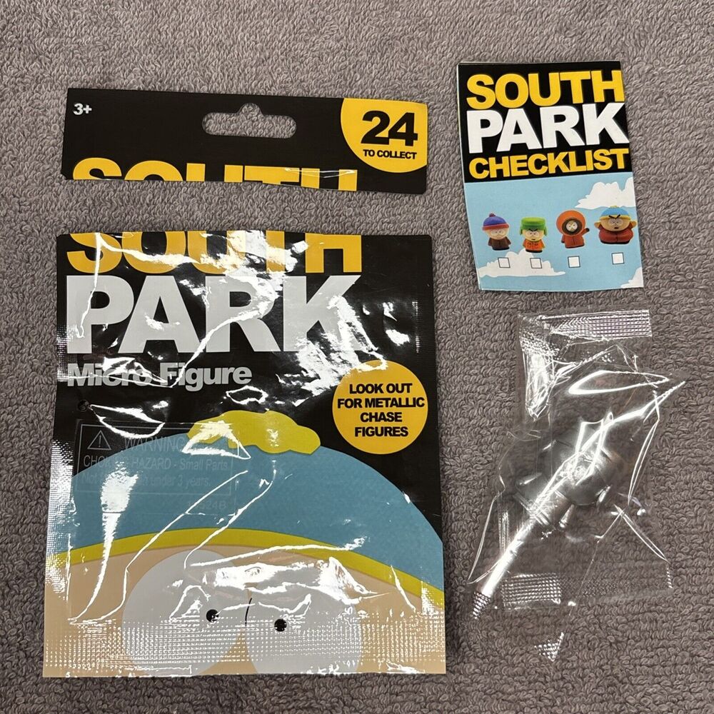 Kyle (Chase Metallic Silver) 1" South Park Micro Figure. Open Blind Bag.